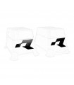 RTECH STARTING BLOCKS R LOGOS (BLACK) | TopFun.com