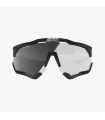 SCICON AEROSHADE XL BLACK GLOSS SUNGLASSES (PHOTOCHROMIC SILVER MIRROR LENS)