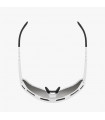 SCICON AEROSHADE XL WHITE GLOSS SUNGLASSES (PHOTOCHROMIC SILVER MIRROR LENS)