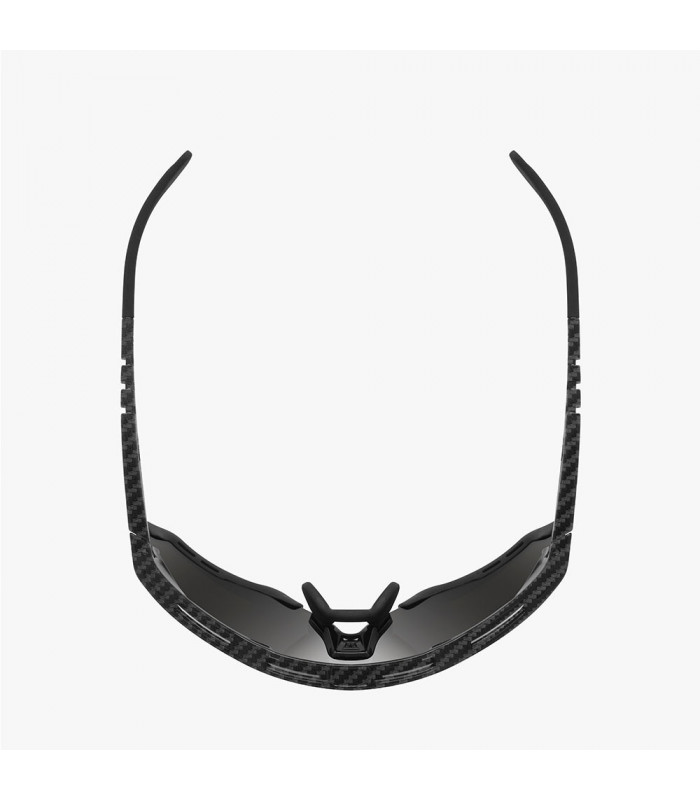 SCICON AEROSHADE XL CARBON MATT SUNGLASSES (MULTIMIRROR RED LENS)