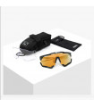 SCICON AEROSHADE XL CARBON MATT SUNGLASSES (MULTIMIRROR BRONZE LENS)