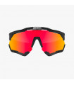 GAFAS SCICON AEROSHADE XL NEGRO BRILLANTE (LENTE MULTIESPEJO ROJO)
