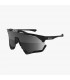 GAFAS SCICON AEROSHADE XL NEGRO BRILLANTE (LENTE MULTIESPEJO PLATA)