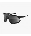 SCICON AEROSHADE XL BLACK GLOSS SUNGLASSES (MULTIMIRROR SILVER LENS)