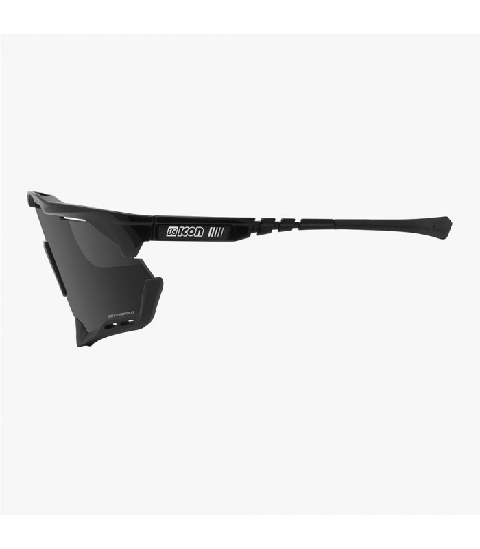 GAFAS SCICON AEROSHADE XL NEGRO BRILLANTE (LENTE MULTIESPEJO PLATA)