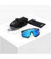 GAFAS SCICON AEROSHADE XL BLANCO BRILLANTE (LENTE MULTIESPEJO AZUL)
