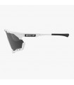 SCICON AEROSHADE XL WHITE GLOSS SUNGLASSES (MULTIMIRROR SILVER LENS)