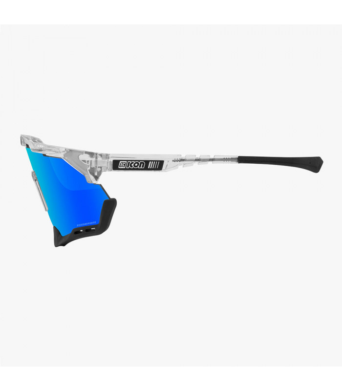 GAFAS SCICON AEROSHADE XL CRYSTAL BRILLANTE (LENTE MULTIESPEJO AZUL)
