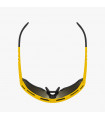SCICON AEROSHADE XL YELLOW GLOSS SUNGLASSES (MULTIMIRROR BRONZE LENS)