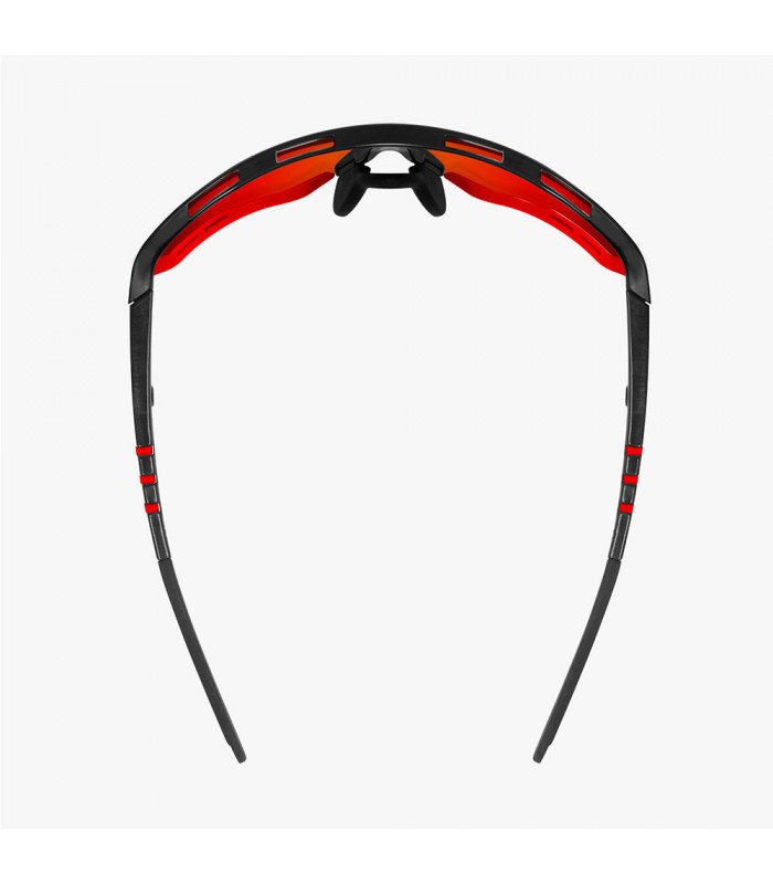 SCICON AEROTECH BLACK GLOSS SUNGLASSES (PHOTOCHROMIC RED LENS)