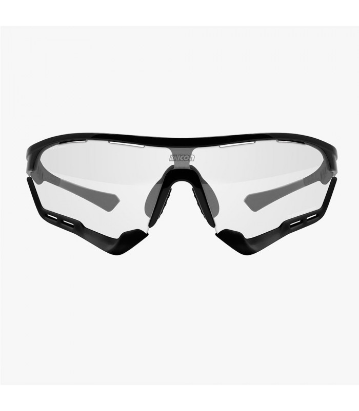 GAFAS SCICON AEROTECH NEGRO BRILLANTE (LENTE FOTOCROMÁTICA BRONCE)