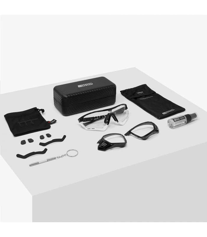 GAFAS SCICON AEROTECH XL BLANCO BRILLANTE (LENTE FOTOCROMÁTICA AZUL)