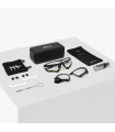 SCICON AEROTECH XL FROZEN WHITE SUNGLASSES (PHOTOCHROMIC RED LENS)