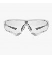 SCICON AEROTECH WHITE GLOSS SUNGLASSES (PHOTOCHROMIC BLUE LENS)