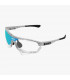 SCICON AEROTECH FROZEN WHITE SUNGLASSES (PHOTOCHROMIC BLUE LENS)