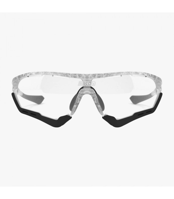 SCICON AEROTECH FROZEN WHITE SUNGLASSES (PHOTOCHROMIC RED LENS)