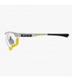 SCICON AEROTECH FROZEN WHITE SUNGLASSES (PHOTOCHROMIC SILVER MIRROR LENS)