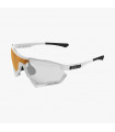 GAFAS SCICON AEROTECH BLANCO BRILLANTE (LENTE FOTOCROMÁTICA BRONCE)