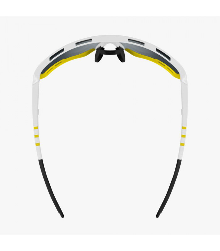 SCICON AEROTECH WHITE GLOSS SUNGLASSES (PHOTOCHROMIC SILVER LENS)