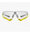 SCICON AEROTECH WHITE GLOSS SUNGLASSES (PHOTOCHROMIC SILVER LENS)
