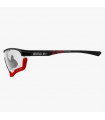 SCICON AEROTECH XL BLACK GLOSS SUNGLASSES (PHOTOCHROMIC RED LENS)