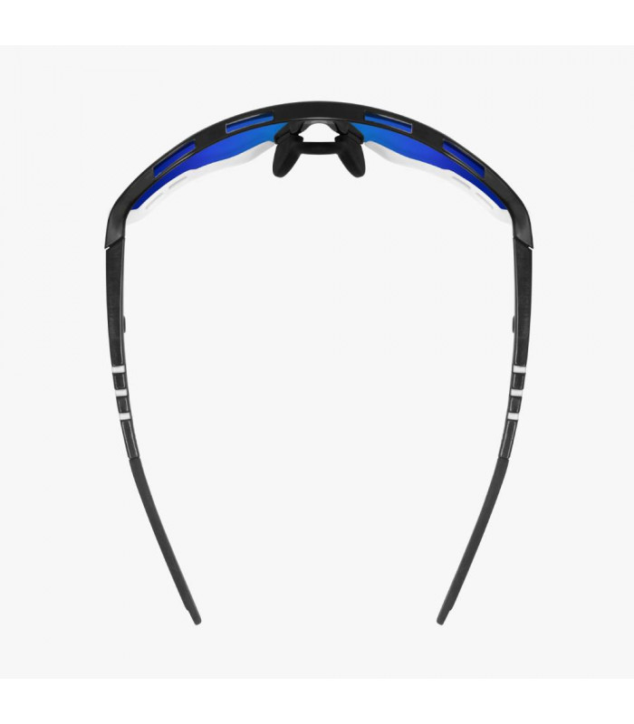 SCICON AEROTECH XL BLACK GLOSS SUNGLASSES (PHOTOCHROMIC BLUE LENS)