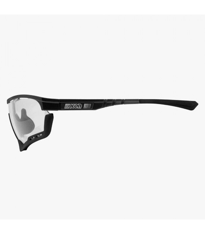 SCICON AEROTECH XL BLACK GLOSS SUNGLASSES (PHOTOCHROMIC BRONZE LENS)