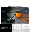 SCICON AEROTECH XL BLACK GLOSS SUNGLASSES (PHOTOCHROMIC BRONZE LENS)