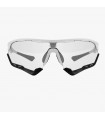 SCICON AEROTECH XL WHITE GLOSS SUNGLASSES (PHOTOCHROMIC BRONZE LENS)