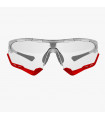 SCICON AEROTECH XL FROZEN MATT SUNGLASSES (PHOTOCHROMIC RED LENS)