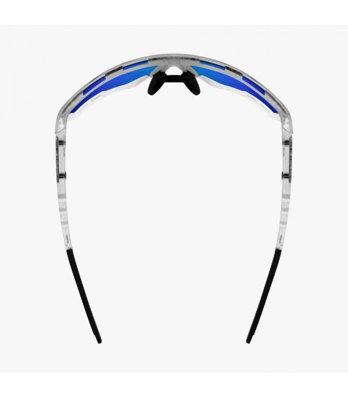 SCICON AEROTECH XL FROZEN WHITE SUNGLASSES (PHOTOCHROMIC BLUE LENS)