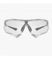 SCICON AEROTECH XL FROZEN WHITE SUNGLASSES (PHOTOCHROMIC BLUE LENS)