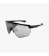 SCICON AEROWING BLACK GLOSS SUNGLASSES (PHOTOCHROMIC SILVER MIRROR LENS)