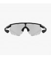 SCICON AEROWING BLACK GLOSS SUNGLASSES (PHOTOCHROMIC SILVER MIRROR LENS)