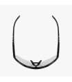 GAFAS SCICON AEROWING NEGRO BRILLANTE (LENTE FOTOCROMÁTICA PLATA ESPEJO)