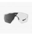 SCICON AEROWING WHITE GLOSS SUNGLASSES (PHOTOCHROMIC SILVER MIRROR LENS)