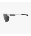 SCICON AEROWING WHITE GLOSS SUNGLASSES (PHOTOCHROMIC SILVER MIRROR LENS)