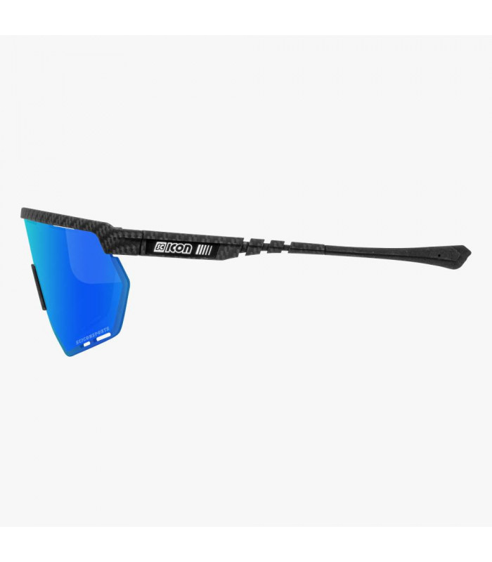 GAFAS SCICON AEROWING CARBON MATT (LENTE MULTIESPEJO AZUL)