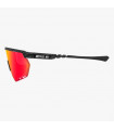 SCICON AEROWING CARBON MATT SUNGLASSES (MULTIMIRROR RED LENS)