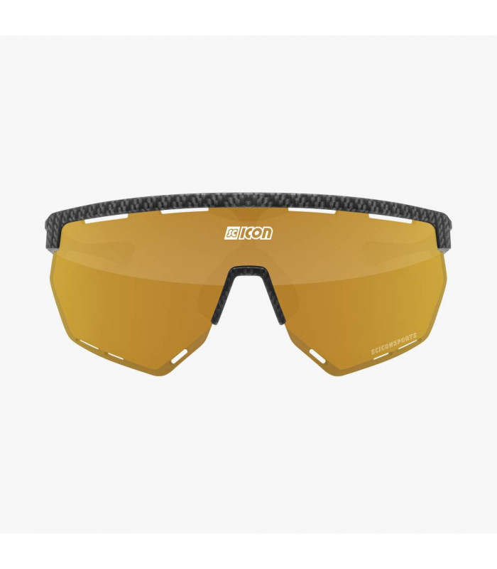GAFAS SCICON AEROWING CARBON MATT (LENTE MULTIESPEJO BRONCE)