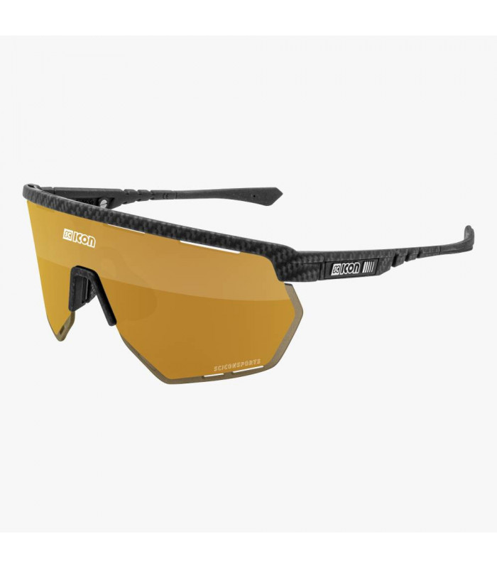 SCICON AEROWING CARBON MATT SUNGLASSES (MULTIMIRROR BRONZE LENS)
