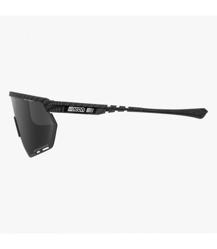 GAFAS SCICON AEROWING CARBON MATT (LENTE MULTIESPEJO PLATA)