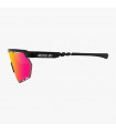 SCICON AEROWING BLACK GLOSS SUNGLASSES (MULTIMIRROR RED LENS)
