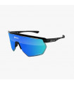 GAFAS SCICON AEROWING NEGRO BRILLANTE (LENTE MULTIESPEJO AZUL)