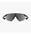 SCICON AEROWING BLACK GLOSS SUNGLASSES (MULTIMIRROR BLUE LENS)