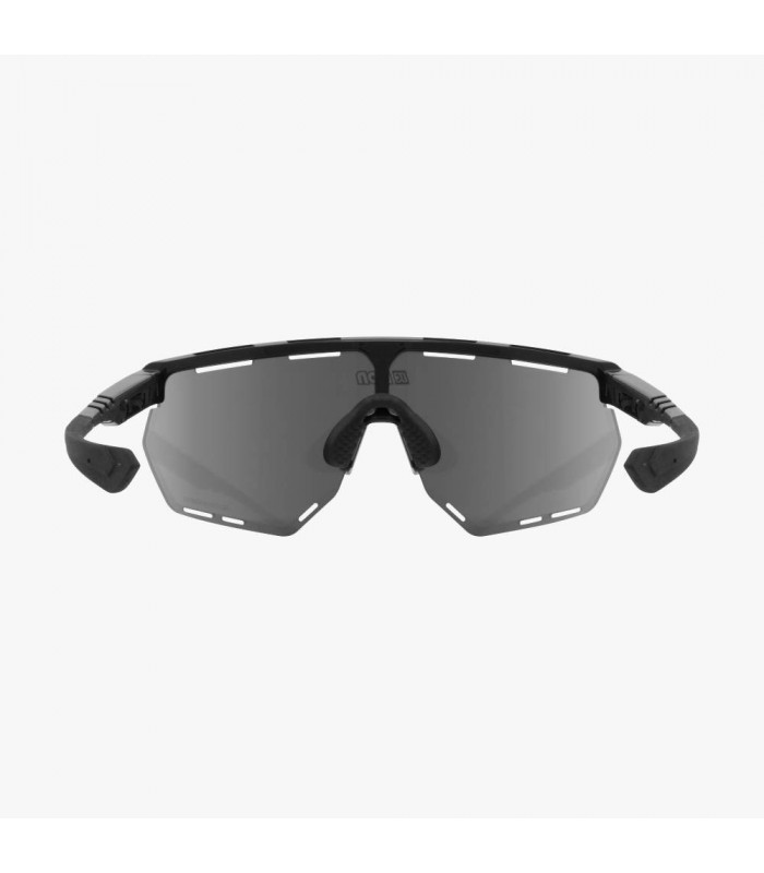 GAFAS SCICON AEROWING NEGRO BRILLANTE (LENTE MULTIESPEJO PLATA)