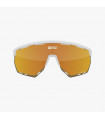 SCICON AEROWING WHITE GLOSS SUNGLASSES (MULTIMIRROR BRONZE LENS)
