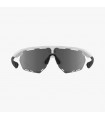 SCICON AEROWING WHITE GLOSS SUNGLASSES (MULTIMIRROR BRONZE LENS)