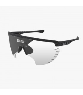 GAFAS SCICON AEROWING LAMON CARBON MATT (LENTE FOTOCROMÁTICA PLATA ESPEJO)