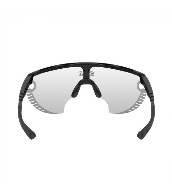 SCICON AEROWING LAMON BLACK GLOSS SUNGLASSES (PHOTOCHROMIC SILVER MIRROR LENS)